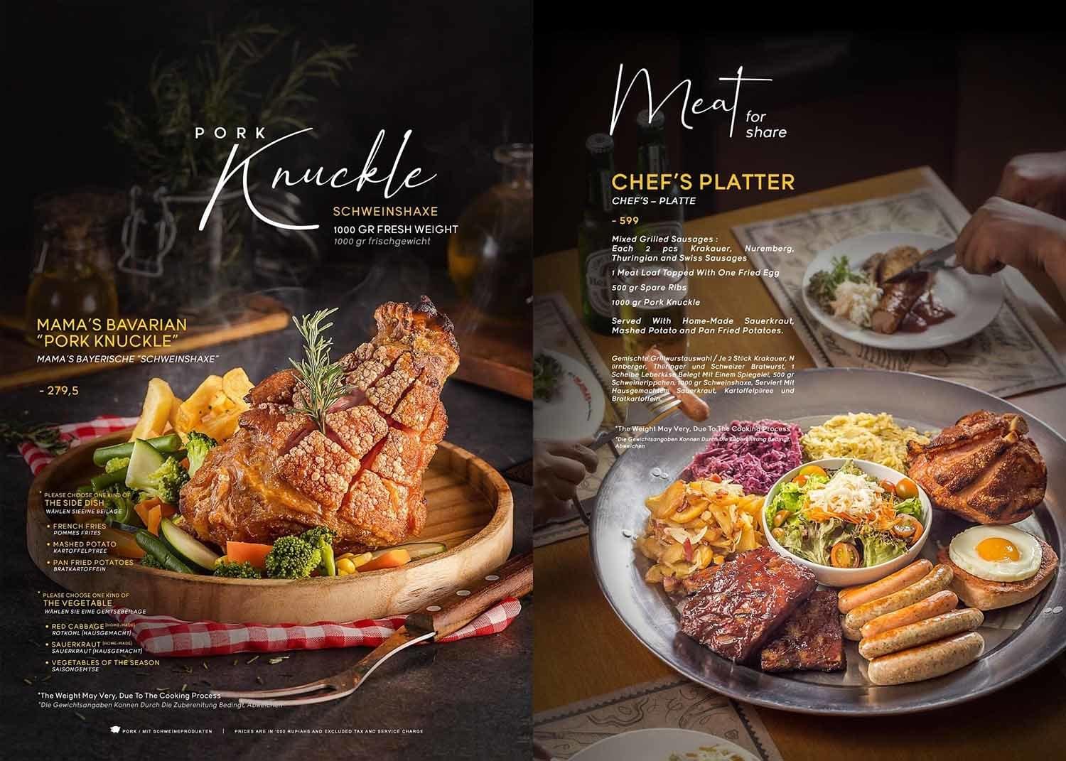 menu design malaysia