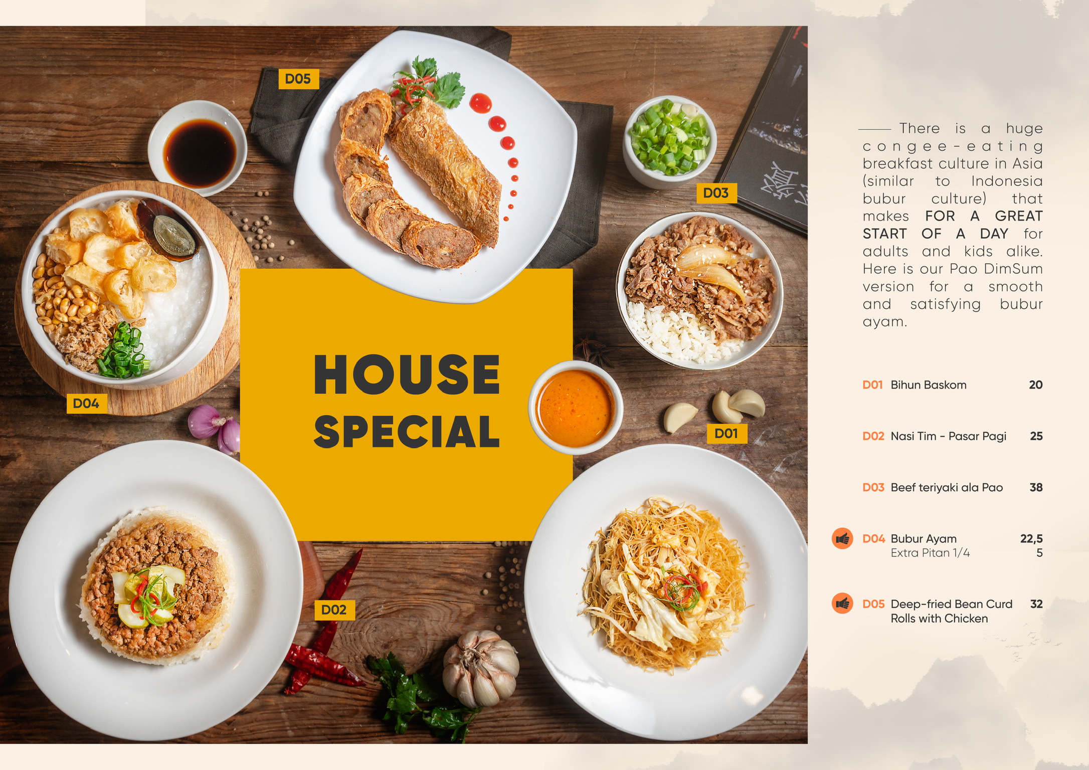 menu design malaysia