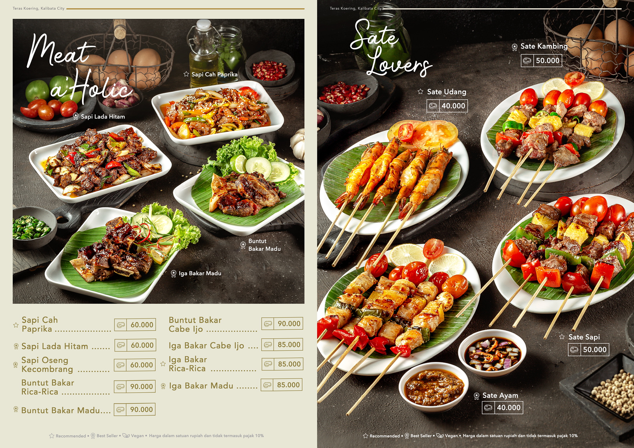 Menu Book Design Kuala Lumpur