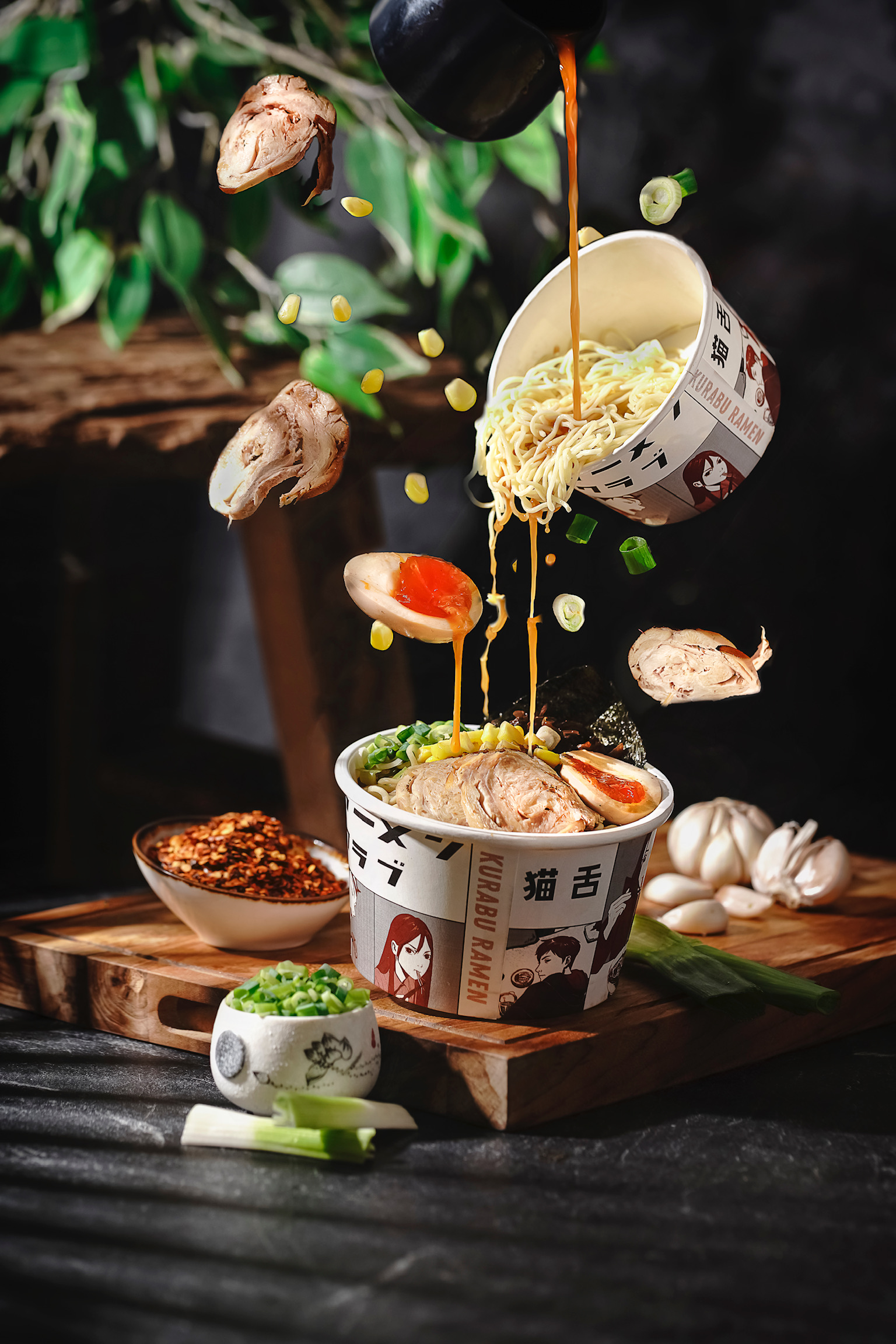 food photography wood background