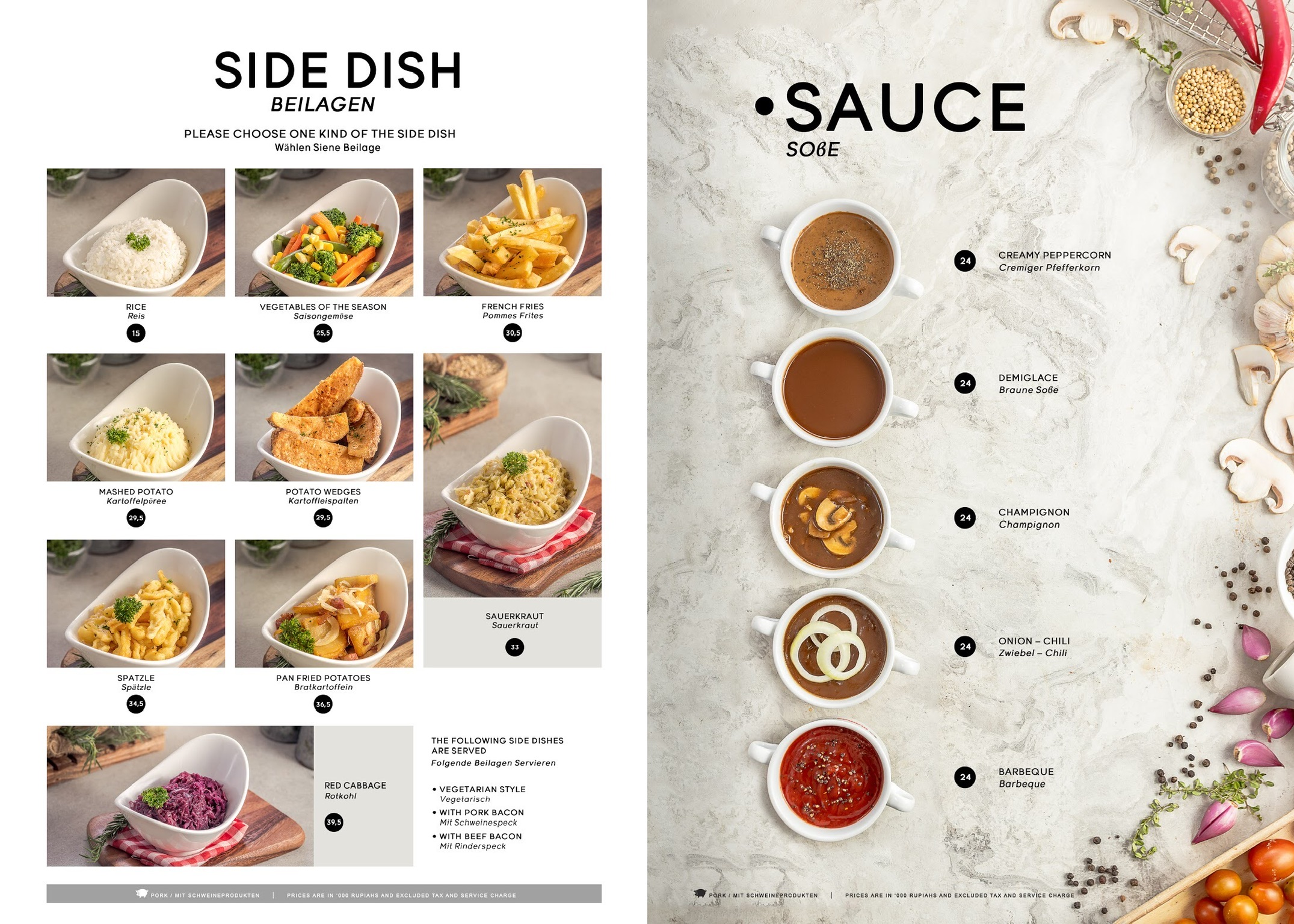 menu design malaysia